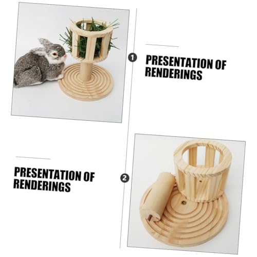UTHCLO Holz Futterraufe Kaninchen Heuraufe mit Futterschale Stabiles Schadstofffreies Holz Dualer Futternapf für Kaninchen Meerschweinchen Nager Einfach zu Montieren Langlebiger UTHCLO Holz Futterraufe Kaninchen Heuraufe mit Futterschale Stabiles Schadstofffreies Holz Dualer Futternapf für Kaninchen Meerschweinchen Nager Einfach zu Montieren Langlebiger von UTHCLO