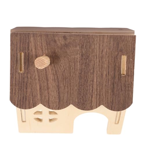 UTHCLO Holz Hamsterhaus DIY zum Zusammenbauen Delicater Unterschlupf mit Dach für Hamster Rennmaus und Meerschweinchen Natürliches Nager Versteck Sicheres Spiel Schlafhaus UTHCLO Holz Hamsterhaus DIY zum Zusammenbauen Delicater Unterschlupf mit Dach für Hamster Rennmaus und Meerschweinchen Natürliches Nager Versteck Sicheres Spiel Schlafhaus von UTHCLO
