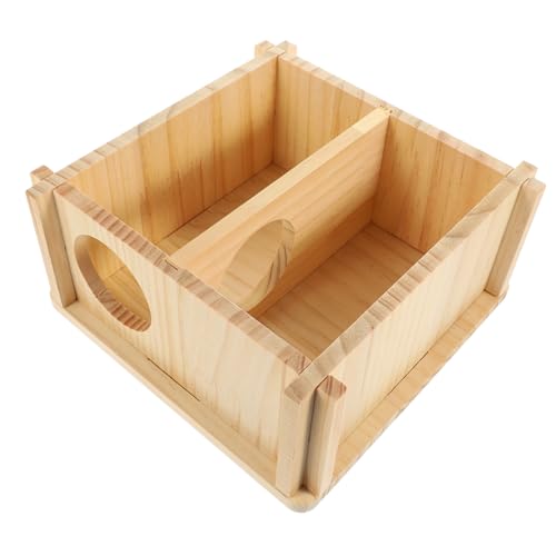 UTHCLO Holz Hamsterhaus Versteck mit Großem Innenraum Sicheres Naturmaterial für Kleintiere als Nest und Spielhaus für Hamster und Chinchillas DIY Bemalbar Langlebiges Haustierzubehör UTHCLO Holz Hamsterhaus Versteck mit Großem Innenraum Sicheres Naturmaterial für Kleintiere als Nest und Spielhaus für Hamster und Chinchillas DIY Bemalbar Langlebiges Haustierzubehör von UTHCLO