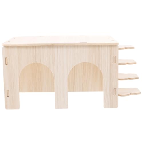 UTHCLO Holz Hamsterversteck mit Plattform und Leiter Kleines Nagetierhaus für Hamster Igel und Kleintiere Robustes Spiel Ruhehaus aus Naturholz Geeignet für Innenkäfige und Dekorative UTHCLO Holz Hamsterversteck mit Plattform und Leiter Kleines Nagetierhaus für Hamster Igel und Kleintiere Robustes Spiel Ruhehaus aus Naturholz Geeignet für Innenkäfige und Dekorative von UTHCLO