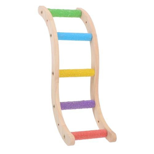UTHCLO Holz Vogel Kletterleiter für Wellensittiche Papageien Nymphensittiche Käfig Zubehör Robust Sicher Kleines Haustier Trainingsleiter Zufällige Farbe Zufällige Farbe UTHCLO Holz Vogel Kletterleiter für Wellensittiche Papageien Nymphensittiche Käfig Zubehör Robust Sicher Kleines Haustier Trainingsleiter Zufällige Farbe Zufällige Farbe von UTHCLO