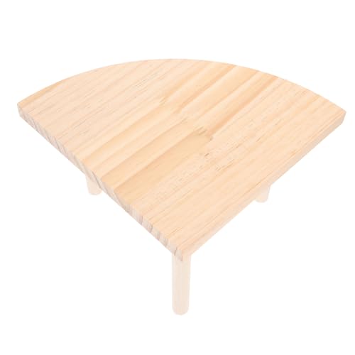 UTHCLO Holzplattform für Hamster Käfig Langlebiges Kletterspielzeug Hohe Standplattform Multifunktional als Futter Wasserschale Fördert Balance Koordination und Bewegung für Kleine Nager von UTHCLO