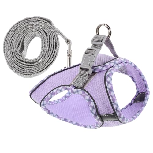 UTHCLO Hundegeschirr mit Leine Set für Kleine Hunde Verstellbar Atmungsaktiv Flucht Brustgeschirr für Welpen Outdoor Spaziergänge XXS UTHCLO Hundegeschirr mit Leine Set für Kleine Hunde Verstellbar Atmungsaktiv Flucht Brustgeschirr für Welpen Outdoor Spaziergänge XXS von UTHCLO