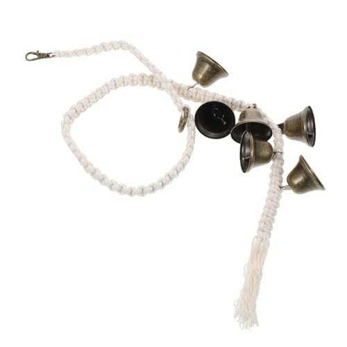 UTHCLO Hundetraining Glocke mit Holzperlenkette Stilvolle Türglocke für Haustiere Robustes Signal zum Sauberkeitstraining und Kontrolle Klares Läuten für Hunde und Katzen Praktische UTHCLO Hundetraining Glocke mit Holzperlenkette Stilvolle Türglocke für Haustiere Robustes Signal zum Sauberkeitstraining und Kontrolle Klares Läuten für Hunde und Katzen Praktische von UTHCLO