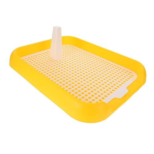 UTHCLO Indoor Hundetoilette mit Kunststoff Welpentoilette für Kleine und Mittelgroße Hunde Tragbar mit Griff Leicht zu Reinigen Fördert Sauberkeitserziehung und Hygienisches Training zu von UTHCLO