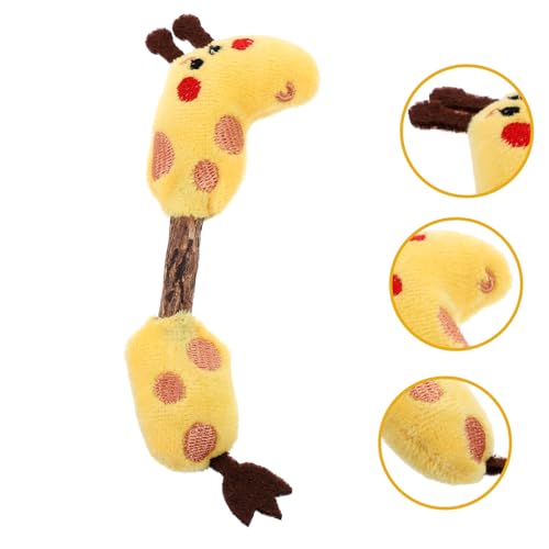 UTHCLO Interaktives Katzenspielzeug Silvervine Stick mit Cartoon Tiermotiv Langlebiges Kauspielzeug zur Stressreduktion Bunte Katzenminze Stange für Wohnungskatzen Spielerische von UTHCLO