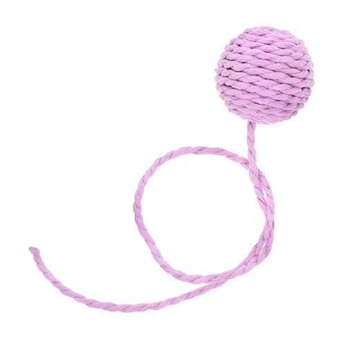 UTHCLO Interaktives Katzenspielzeug Sisalseil Ersatzball aus Robustem Papierseil mit Glocke Langlebiges Zubehör für Kratzbaum Katzenspielball mit Austauschbarem für Kätzchen Indoor UTHCLO Interaktives Katzenspielzeug Sisalseil Ersatzball aus Robustem Papierseil mit Glocke Langlebiges Zubehör für Kratzbaum Katzenspielball mit Austauschbarem für Kätzchen Indoor von UTHCLO