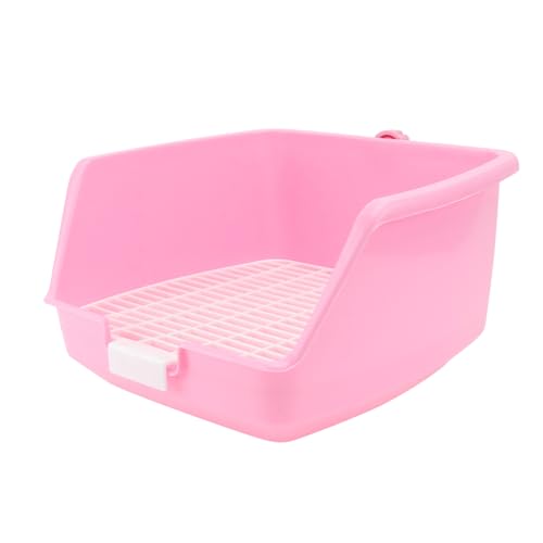 UTHCLO Kaninchentoilette Schubladenschale Spritzwassergeschützt Geeignet für Kaninchen Chinchillas Meerschweinchen und Frettchen Einfache Reinigung für Käfig und Freigehege UTHCLO Kaninchentoilette Schubladenschale Spritzwassergeschützt Geeignet für Kaninchen Chinchillas Meerschweinchen und Frettchen Einfache Reinigung für Käfig und Freigehege von UTHCLO