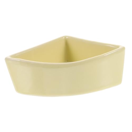UTHCLO Keramik Futternapf für Kleine Haustiere Wie Hamster und Igelfrettchen Dreieckiges Design Schwer und Kippsicher Einfache Geeignet als Trink und Futterschale für Kleintiere UTHCLO Keramik Futternapf für Kleine Haustiere Wie Hamster und Igelfrettchen Dreieckiges Design Schwer und Kippsicher Einfache Geeignet als Trink und Futterschale für Kleintiere von UTHCLO