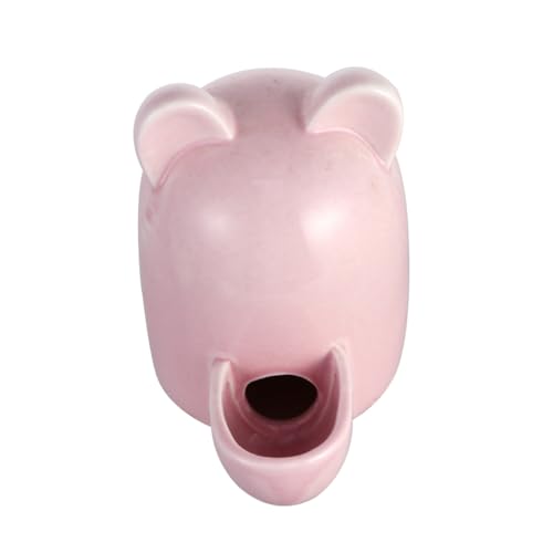 UTHCLO Keramik Trinknapf mit Katzenohren Design Automatischer Wasserspender und Futternapf für Kleine Haustiere Wie Hamster Kaninchen und Katzen Selbstnachfüllend Rot Platzsparend und UTHCLO Keramik Trinknapf mit Katzenohren Design Automatischer Wasserspender und Futternapf für Kleine Haustiere Wie Hamster Kaninchen und Katzen Selbstnachfüllend Rot Platzsparend und von UTHCLO
