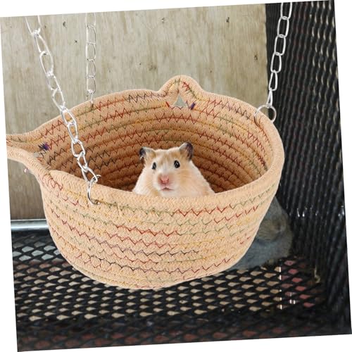 UTHCLO Kleine Hängematte für Kleintiere aus Robustem Material Weiches Warmes Schlafbett für Hamster Meerschweinchen und Frettchen Einfach zu Befestigen als Spiel Ruheplatz im Käfig UTHCLO Kleine Hängematte für Kleintiere aus Robustem Material Weiches Warmes Schlafbett für Hamster Meerschweinchen und Frettchen Einfach zu Befestigen als Spiel Ruheplatz im Käfig von UTHCLO