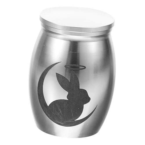 UTHCLO Kleine Metallurne für Haustierasche Kaninchen Mini Andenkenurne mit Dicht Schließendem Deckel Leicht und Kompakt zur Sicheren Aufbewahrung von Tierasche und Erinnerungen UTHCLO Kleine Metallurne für Haustierasche Kaninchen Mini Andenkenurne mit Dicht Schließendem Deckel Leicht und Kompakt zur Sicheren Aufbewahrung von Tierasche und Erinnerungen von UTHCLO