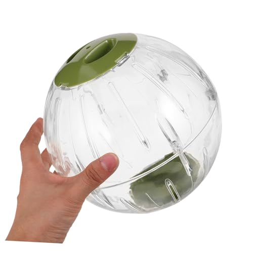 UTHCLO Kleiner Hamster Laufradball Transparent mit Luftlöchern Geräuschloses Kunststoff Übungsgerät für Zwerghamster Rennkugel für Hamster Rennmaus und Eichhörnchen Sicheres von UTHCLO
