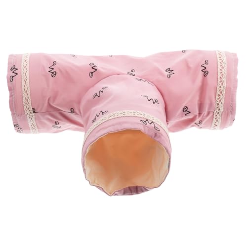 UTHCLO Kleintier Spieltunnel aus Weichem Material für Hamster Meerschweinchen Kaninchen Multifunktionales Nest und Versteck Rosa Geeignet für Kleine Haustiere Schlafen UTHCLO Kleintier Spieltunnel aus Weichem Material für Hamster Meerschweinchen Kaninchen Multifunktionales Nest und Versteck Rosa Geeignet für Kleine Haustiere Schlafen von UTHCLO