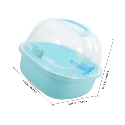 UTHCLO Kleintier Tragetasche Transparent Hamsterkäfig Tragbarer Außenträger Für Hamster Rennmaus Und Zwerghamster Reisebox UTHCLO Kleintier Tragetasche Transparent Hamsterkäfig Tragbarer Außenträger Für Hamster Rennmaus Und Zwerghamster Reisebox von UTHCLO