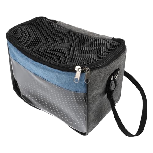 UTHCLO Kleintier Tragetasche für Hamster und Chinchilla Atmungsaktiv Tragbar Material für Outdoor Ausflüge Reisen und Camping Geeignet Schutz vor Kälte Farbe Blau S von UTHCLO