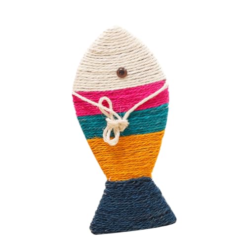 UTHCLO Kratzunterlage Katzen Sisal Kratzbrett Fischform Langlebiges Beißfestes Kratzpad für Möbel und Teppichschutz Interaktives Katzen zur Krallenpflege und Stressabbau Geeignet für UTHCLO Kratzunterlage Katzen Sisal Kratzbrett Fischform Langlebiges Beißfestes Kratzpad für Möbel und Teppichschutz Interaktives Katzen zur Krallenpflege und Stressabbau Geeignet für von UTHCLO