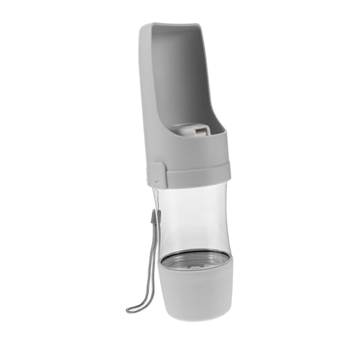 UTHCLO Leckagesichere Tragbare Hundetrinkflasche mit Futterbehälter Wasser Futter Multifunktional für Outdoor Wandern Geeignet für Katzen und Hunde von UTHCLO