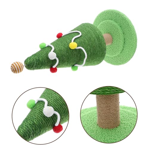 UTHCLO Natürlicher Sisal Kratzbaum Weihnachtsbaum Hoch Katzenkratzbaum Vertikaler Kratzer für Kätzchen Wiederverwendbar Festliche Katzen UTHCLO Natürlicher Sisal Kratzbaum Weihnachtsbaum Hoch Katzenkratzbaum Vertikaler Kratzer für Kätzchen Wiederverwendbar Festliche Katzen von UTHCLO