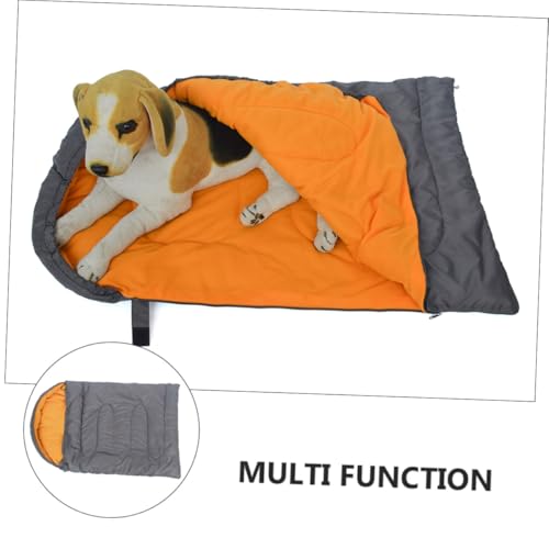 UTHCLO Outdoor Hundeschlafsack mit Reißverschluss und Kordelzug wasserdichte Polyesterhülle Polar Fleece Innenfutter Warmes Tragbares Hundebett für Camping Wandern und Reisen UTHCLO Outdoor Hundeschlafsack mit Reißverschluss und Kordelzug wasserdichte Polyesterhülle Polar Fleece Innenfutter Warmes Tragbares Hundebett für Camping Wandern und Reisen von UTHCLO