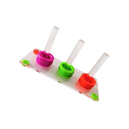 UTHCLO Papageien Ringwurfspielzeug Buntes Sicheres Trainingsspielzeug für Wellensittiche und Kleine Vögel Interaktives Lernspiel Geschicklichkeit und Bewegung Zufällige Zufällige Farbe UTHCLO Papageien Ringwurfspielzeug Buntes Sicheres Trainingsspielzeug für Wellensittiche und Kleine Vögel Interaktives Lernspiel Geschicklichkeit und Bewegung Zufällige Zufällige Farbe von UTHCLO