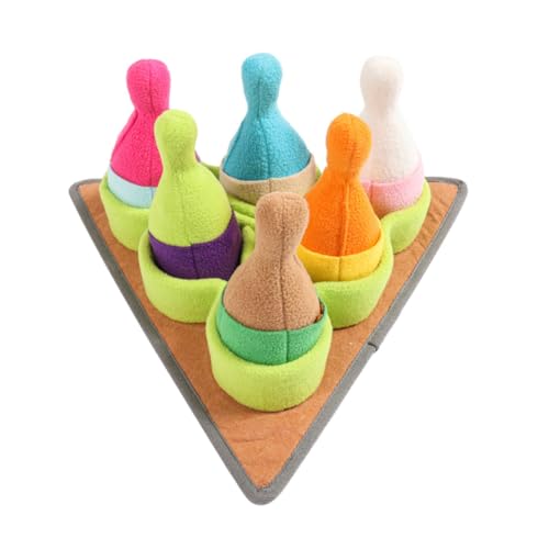 UTHCLO Puppy Snuffle Mat mit Quietschfunktion Interaktives Hundespielzeug für Welpen Fördert Geruchstraining und Kauen Bunte Spielmatte für Stressfreies Fressen und Beschäftigung UTHCLO Puppy Snuffle Mat mit Quietschfunktion Interaktives Hundespielzeug für Welpen Fördert Geruchstraining und Kauen Bunte Spielmatte für Stressfreies Fressen und Beschäftigung von UTHCLO