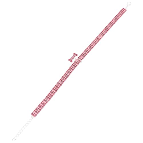 UTHCLO Rhinestone Haustier Hundehalsband Verstellbar mit Glänzenden Kristallen Luxuriöses Strass Hundehalsband für Kleine bis Mittlere Hunde Komfortabel und Modisch für Spaziergänge und UTHCLO Rhinestone Haustier Hundehalsband Verstellbar mit Glänzenden Kristallen Luxuriöses Strass Hundehalsband für Kleine bis Mittlere Hunde Komfortabel und Modisch für Spaziergänge und von UTHCLO