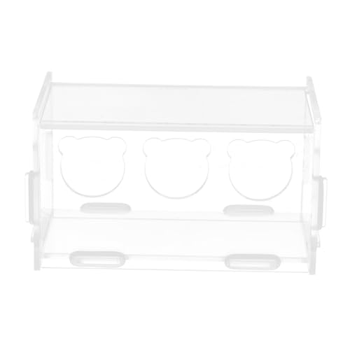 UTHCLO Rutin Futterbox aus transparentem Material für Hühner und Hamster Transparente Futterstation Leicht zu Reinigen Abnehmbar Geeignet für Geflügel und Kleintiere Vielseitige UTHCLO Rutin Futterbox aus transparentem Material für Hühner und Hamster Transparente Futterstation Leicht zu Reinigen Abnehmbar Geeignet für Geflügel und Kleintiere Vielseitige von UTHCLO