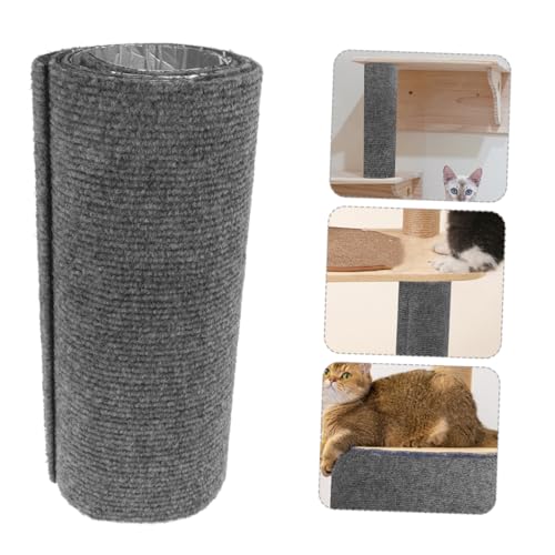 UTHCLO Selbstklebende Zuschneidbare Katzenkratzmatte aus Teppichmaterial Kratzfest und Schützend für Möbel und Kratzbäume für Wohnungskatzen und Kitten Leicht zu Installieren und von UTHCLO