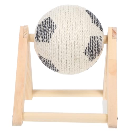 UTHCLO Sisal Kratzball für Katzen Natürlicher Kratzschutz Indoor zur Krallenpflege und Bewegung Fördert Spielerische Aktivität und Schützt Möbel Kleine Katzen von UTHCLO