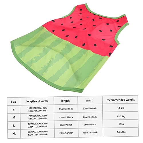 UTHCLO Sommerliche Hundeweste mit Wassermelonen Atmungsaktiv Kühlend und Bequem Geeignet für Mittlere bis Große Hunde Einfache Handhabung für Heiße Tage und Outdoor Aktivitäten UTHCLO Sommerliche Hundeweste mit Wassermelonen Atmungsaktiv Kühlend und Bequem Geeignet für Mittlere bis Große Hunde Einfache Handhabung für Heiße Tage und Outdoor Aktivitäten von UTHCLO