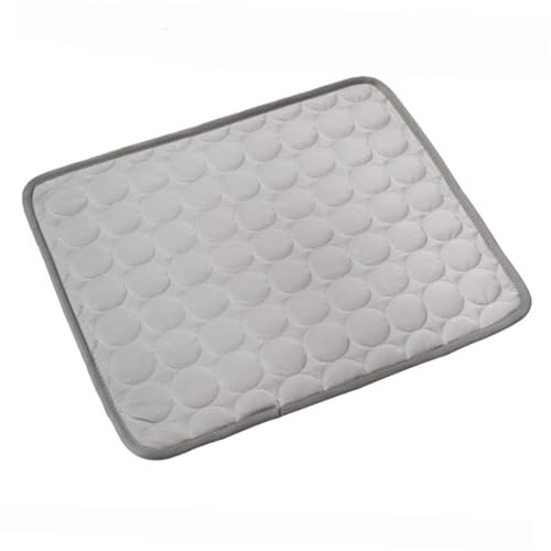 UTHCLO Sommerliche Kühlmatte für Haustiere XL Graue Hundematte mit Physikalischer Kühlung Hitzeableitend Wasserfest Kratzfest Langlebig für Hunde und Katzen von UTHCLO