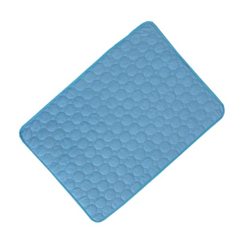 UTHCLO Sommerliche Pet Pad Kühlmatte XL für Hunde und Katzen Atmungsaktiv Faltbar rutschfest als Hundebett Katzenmatte für Zuhause Auto und Reise Blau mit Robustem Randschutz UTHCLO Sommerliche Pet Pad Kühlmatte XL für Hunde und Katzen Atmungsaktiv Faltbar rutschfest als Hundebett Katzenmatte für Zuhause Auto und Reise Blau mit Robustem Randschutz von UTHCLO