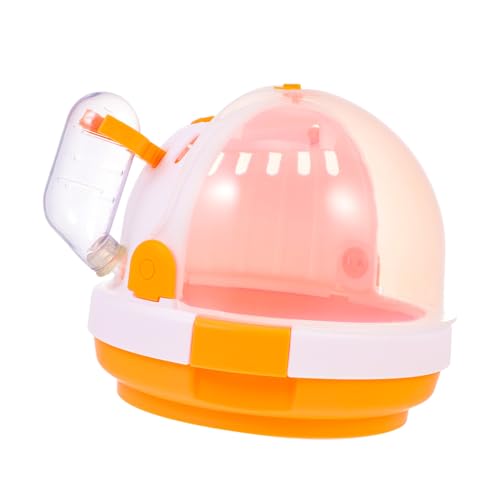 UTHCLO Tragbare Hamster Transportbox aus Stabilem Material Kompakt und Leicht für Outdoor Reisen Sicherer Kleintierkäfig für Zwerghamster und Andere Kleine Haustiere Praktische von UTHCLO