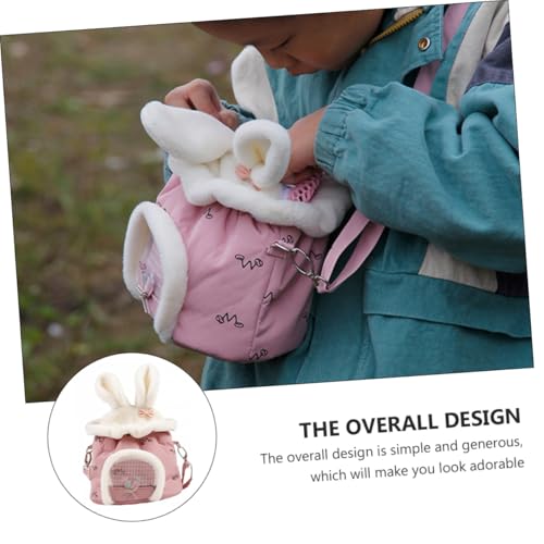 UTHCLO Tragbare Outdoor Tasche für Eichhörnchen und Hamster Flauschiger Bequemer Transportrucksack mit Crossbody Gurt für Reisen Camping und Ausflüge Rosa UTHCLO Tragbare Outdoor Tasche für Eichhörnchen und Hamster Flauschiger Bequemer Transportrucksack mit Crossbody Gurt für Reisen Camping und Ausflüge Rosa von UTHCLO