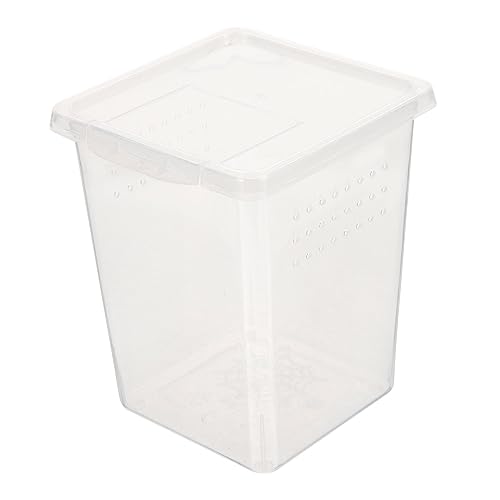 UTHCLO Transparente Reptilien Aufzuchtbox mit Wetterbeständig Hochtemperaturbeständig für Spinnen und Kleine Reptilien Vielseitig als Fütterungs und Terrarium Behälter Geeignet UTHCLO Transparente Reptilien Aufzuchtbox mit Wetterbeständig Hochtemperaturbeständig für Spinnen und Kleine Reptilien Vielseitig als Fütterungs und Terrarium Behälter Geeignet von UTHCLO