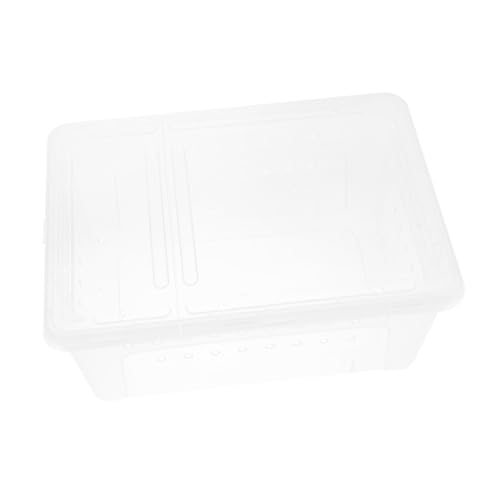 UTHCLO Transparente Reptilienbox aus Kunststoff mit Luftlöchern Futter und Aufzuchtbehälter für Spinnen Schlangen Schildkröten Geckos und Langlebig und Geräumig für Terrarien und UTHCLO Transparente Reptilienbox aus Kunststoff mit Luftlöchern Futter und Aufzuchtbehälter für Spinnen Schlangen Schildkröten Geckos und Langlebig und Geräumig für Terrarien und von UTHCLO