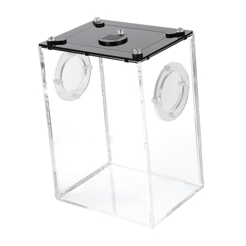UTHCLO Transparente Reptilienbox mit Belüftungslöchern Wetterbeständig und Geruchlos für Spinnen Eidechsen Schlangen Tragbares Terrarium für Kleine Reptilien und Klare Sicht und UTHCLO Transparente Reptilienbox mit Belüftungslöchern Wetterbeständig und Geruchlos für Spinnen Eidechsen Schlangen Tragbares Terrarium für Kleine Reptilien und Klare Sicht und von UTHCLO