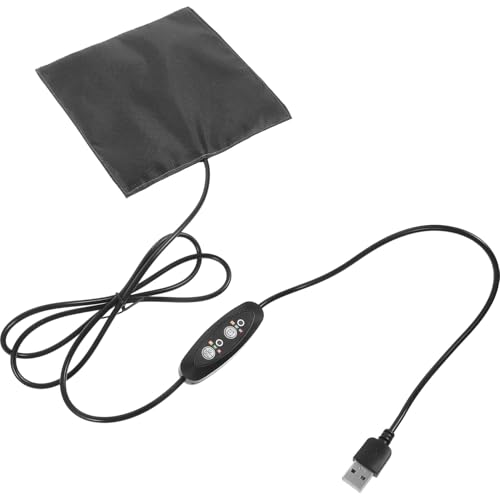 UTHCLO USB Heizmatte für Kleine Haustiere Thermostatgeregeltes Heizkissen aus Kohlefaser Leicht und Tragbar Wärmeisolierung für Hamster Kaninchen Vögel Eichhörnchen und Nager Waschbar von UTHCLO
