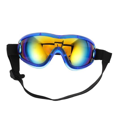 UTHCLO Uv Schutz Hundebrille für Große Hunde Verstellbare Skibrille mit Klarem Sichtfeld Winddicht und Rutschfester Gurt für Motorrad Strand Wandern und Outdoor Aktivitäten von UTHCLO
