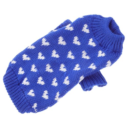 UTHCLO Valentinstag Hundepullover Strickpullover Warmes Haustierkleidungs-Accessoire für Kleine bis Mittelgroße Hunde Elastischer XL Hundepullover Bequemer und Waschbarer Haustierpullover von UTHCLO