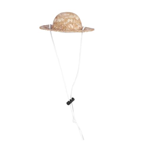 UTHCLO Verstellbarer Pet Strohhut S Sonnenschutz Garten Strand Kopfbedeckung für Kleine Hunde Katzen Elastisches Kinnband Schützt vor Sonne UTHCLO Verstellbarer Pet Strohhut S Sonnenschutz Garten Strand Kopfbedeckung für Kleine Hunde Katzen Elastisches Kinnband Schützt vor Sonne von UTHCLO