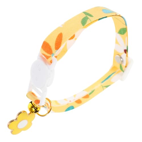 UTHCLO Verstellbares Katzenhalsband mit Glocke Hautfreundlich und Atmungsaktiv Waschbar und Farbecht für Alltag Festtage und Partys Geeignet für Katzen und Kleine Hunde UTHCLO Verstellbares Katzenhalsband mit Glocke Hautfreundlich und Atmungsaktiv Waschbar und Farbecht für Alltag Festtage und Partys Geeignet für Katzen und Kleine Hunde von UTHCLO