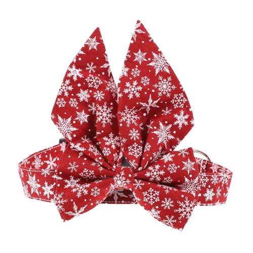 UTHCLO Verstellbares Weihnachts Hundehalsband mit Schleife Waschbar Wiederverwendbar Festlich für Hunde und Katzen Modisches Haustier Accessoire für Alltag Geburtstag Weihnachtsfeier Xs UTHCLO Verstellbares Weihnachts Hundehalsband mit Schleife Waschbar Wiederverwendbar Festlich für Hunde und Katzen Modisches Haustier Accessoire für Alltag Geburtstag Weihnachtsfeier Xs von UTHCLO