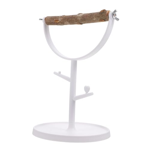 UTHCLO Vogel Trainingsständer aus Holz und Kunststoff Bissfestes Sitzstangen für Papageien Stabile Tischhalterung Langlebig und Natürlich zum Kauen und Krallenpflegen Geeignet UTHCLO Vogel Trainingsständer aus Holz und Kunststoff Bissfestes Sitzstangen für Papageien Stabile Tischhalterung Langlebig und Natürlich zum Kauen und Krallenpflegen Geeignet von UTHCLO