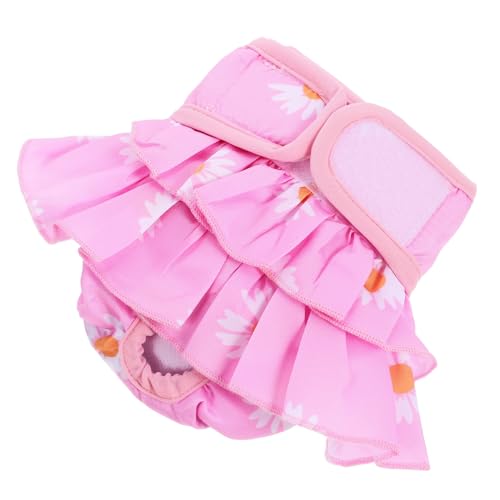 UTHCLO Waschbare Hundewindel für Hündinnen mit Buntem Print Saugfähige Periodenhose Wiederverwendbare Hygieneunterhose für Läufige und Inkontinente Hunde Komfortabel und Modisch von UTHCLO