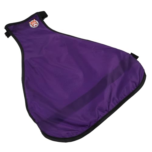 UTHCLO Wasserdichter Hunderegenmantel mit Verstellbarem Bauchschutz Leichter Outdoor Regenmantel für Hunde und Welpen Violett Modisch und Sicher für Nasse Tage von UTHCLO