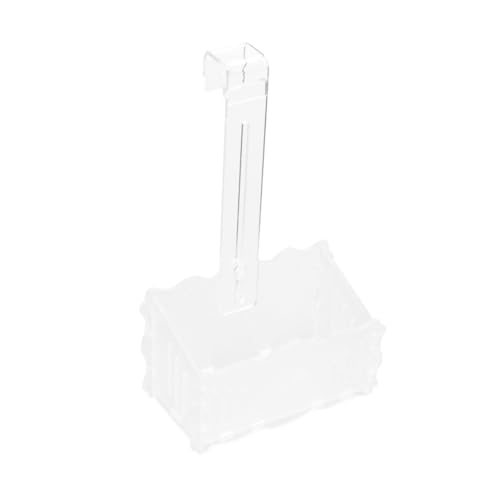 UTHCLO Wasserpflanzen Becher Mittelgroß mit Haken Aquarium Pflanzenhalter Transparent Langlebig für Fischbecken Dekoration und Aquarien Gestaltung von UTHCLO