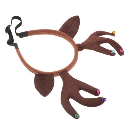 UTHCLO Weihnachtliches Rentiergeweih Haustier Stirnband aus Weichem Verstellbar und Komfortabel Festliche Kopfbedeckung für Hunde und Katzen für Party Fotoshooting und UTHCLO Weihnachtliches Rentiergeweih Haustier Stirnband aus Weichem Verstellbar und Komfortabel Festliche Kopfbedeckung für Hunde und Katzen für Party Fotoshooting und von UTHCLO