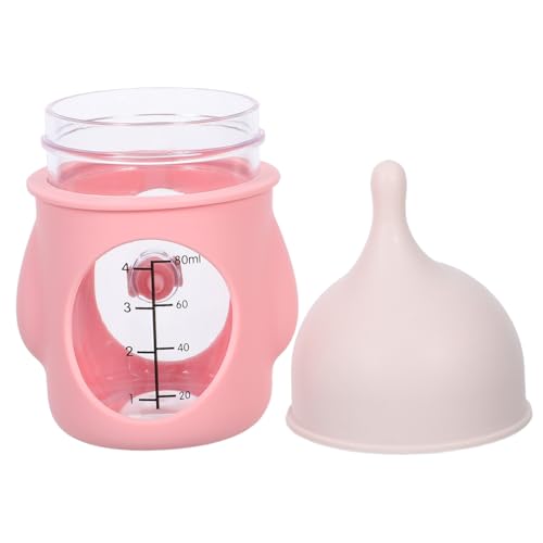 UTHCLO Wiederverwendbare Futtermilchflasche für Welpen und Kätzchen mit Präziser Durchflusskontrolle und Schützendem Design gegen Verschlucken Leicht und Kompakt für Unterwegs für von UTHCLO
